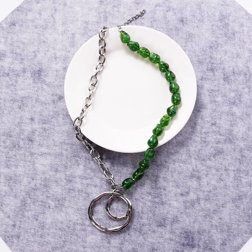 

Unique Design Bohemian-Style Necklace Stitching Accessory for Everyday Travel Fashionable Handmade Jewelry Craft