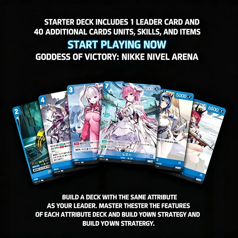 Genuine Goddess of Victory NIKKE Japanese Nivel Arena TCG Official Starter Deck ST04-05 Wave 2 Pre-Constructed Decks