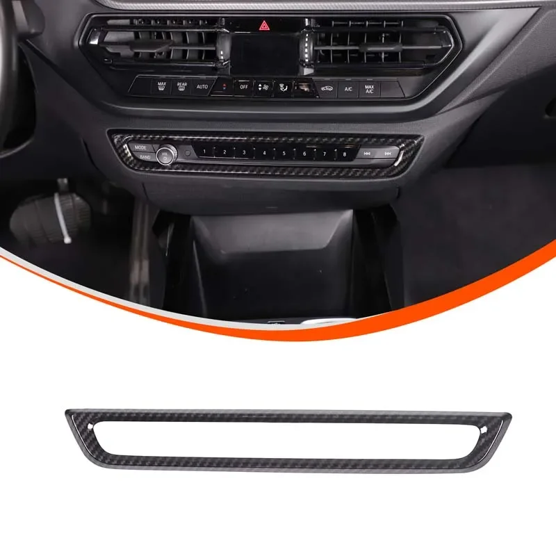 Voor Bmw 1 2 Serie F40 F44 2020-2025 + Abs Koolstofvezel Auto Dashboard Panel Center Controle Shift panel Sticker Accessoires Lhd