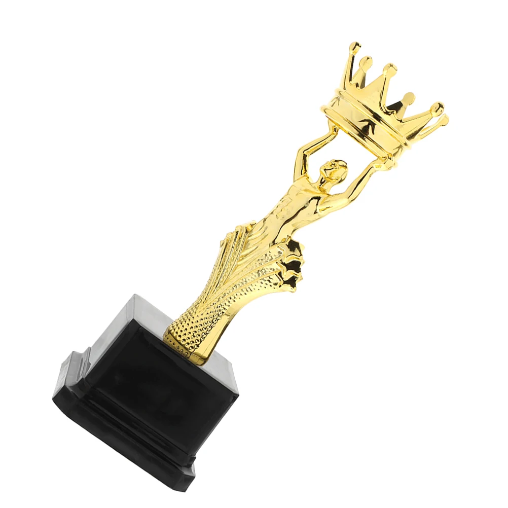 

Golden Plastic Trophies Small Trophy Award Student Sports Competition Achievement Prize Cup Reward Teacher Creative Adult Party