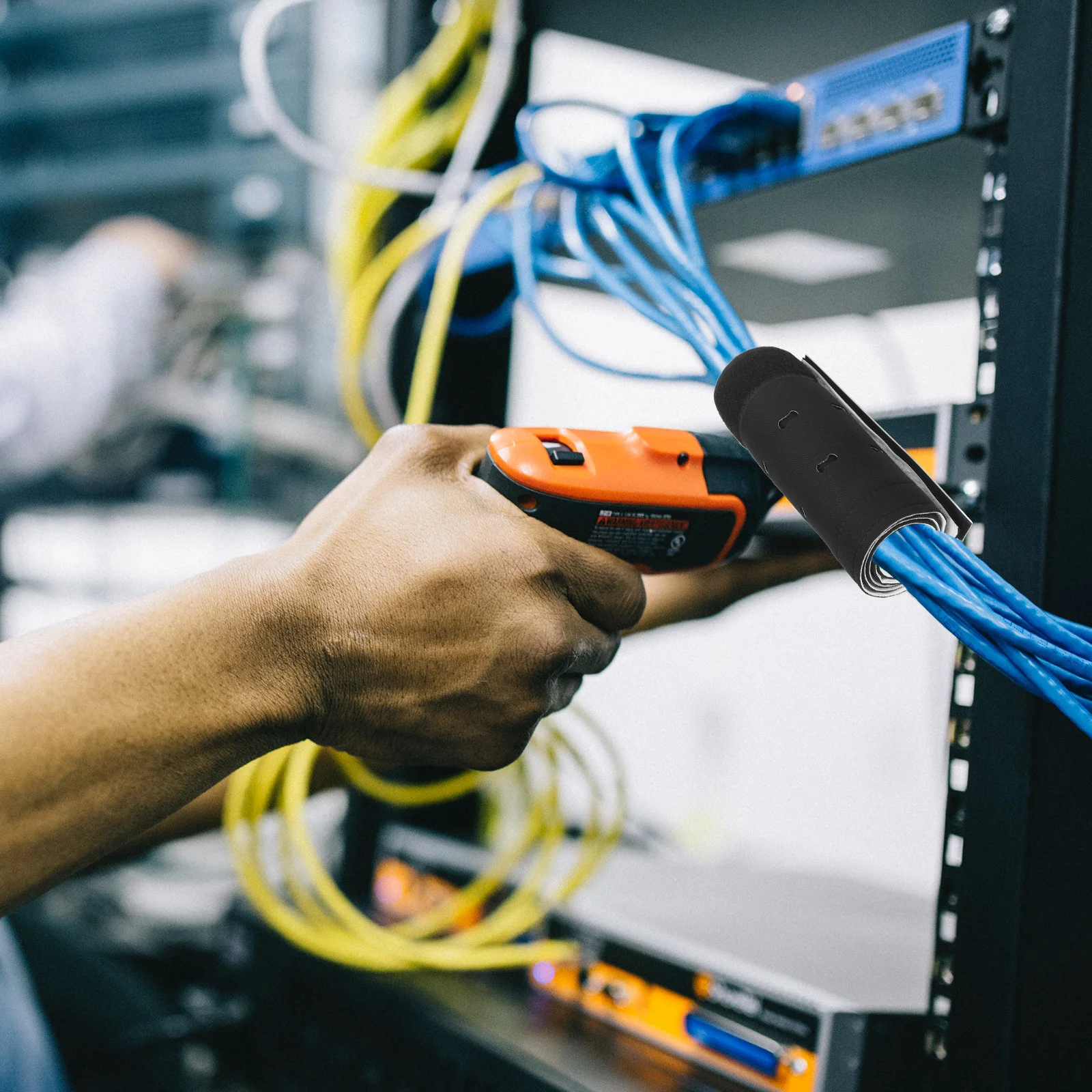 Cable Management Sleeve High Stretchable Cord Organizer For Desk Computer Wire Organizer Sleeve Smooth Shake-Proof - - Image 4