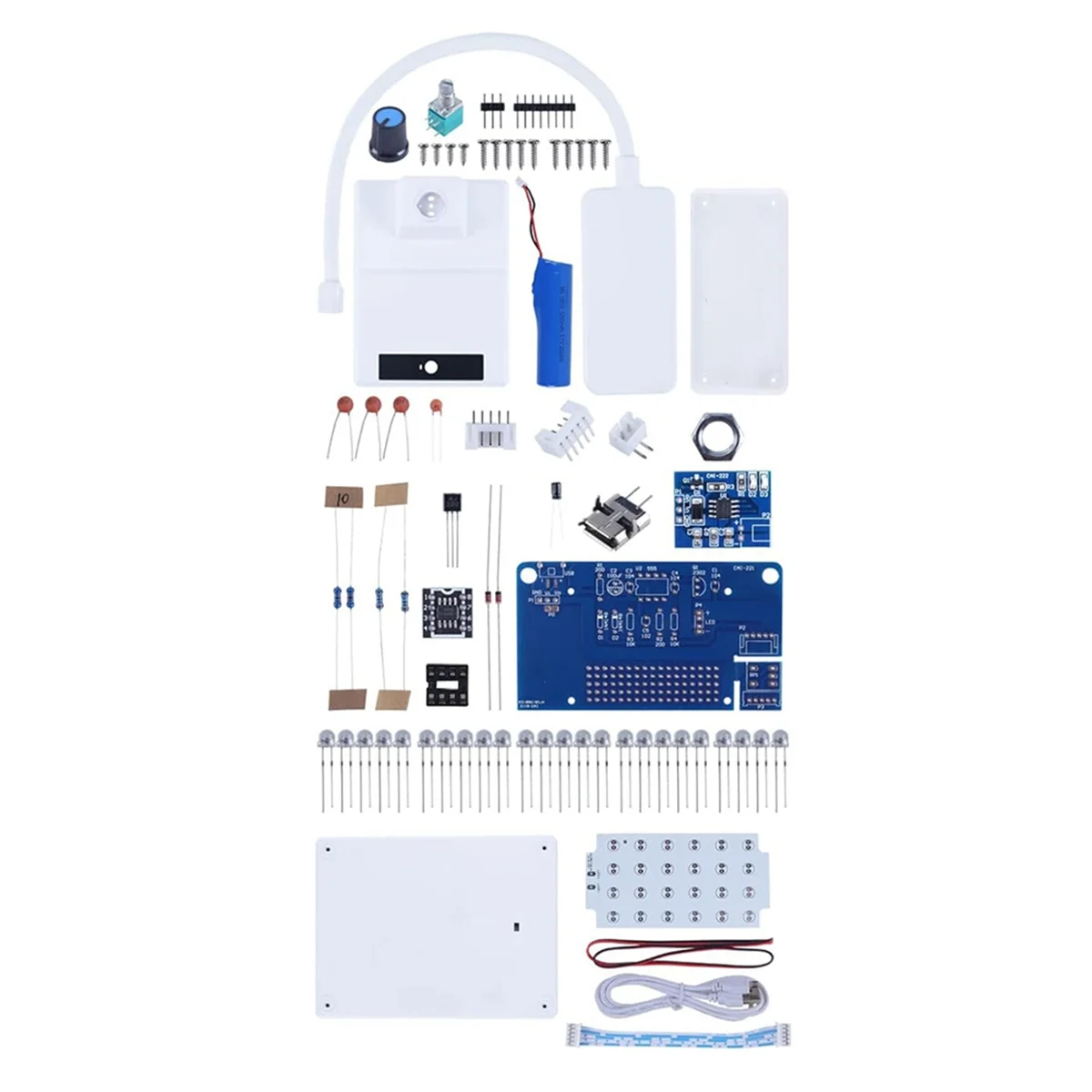 Soldering Practice Kit LED Desk Lamp with Adjustable Brightness, DIY Electronic Soldering Project Kits