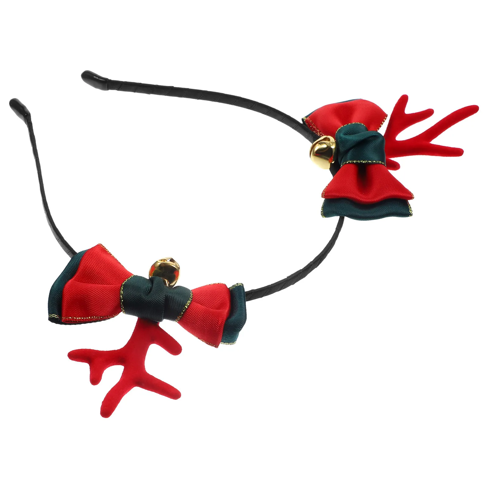 

Antler Hair Band Xmas Headband Bow Bell Christmas Hair Accessory Lightweight Festival Party Decoration Christmas Headbands