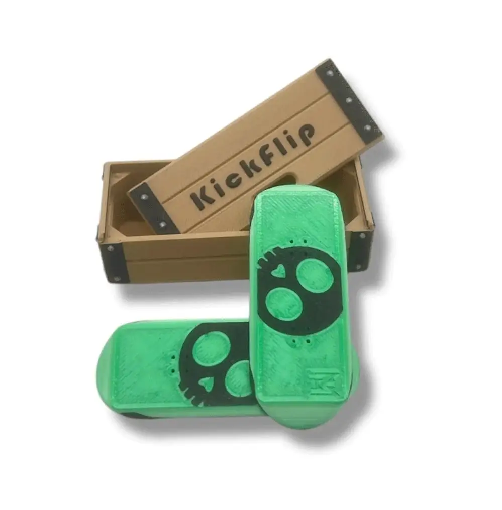 Neues Kickflip Magnetisches Skateboard Mini Finger Skateboard 3D Gedrucktes Spielzeug Freizeit Stressabbau Magnet Puzzle Geschenk für Freund – Detail 8