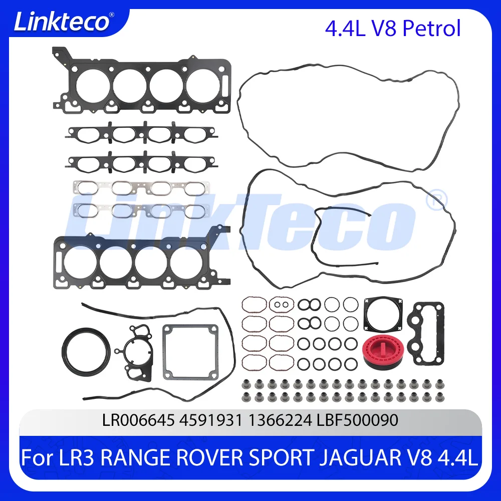 

Engine Cylinder Head Full Gasket Set Fit 4.4 T L GAS 448PN AJV8 For 04-13 Land Rover DISCOVERY L319 RANGE ROVER L322 L320 4.4L
