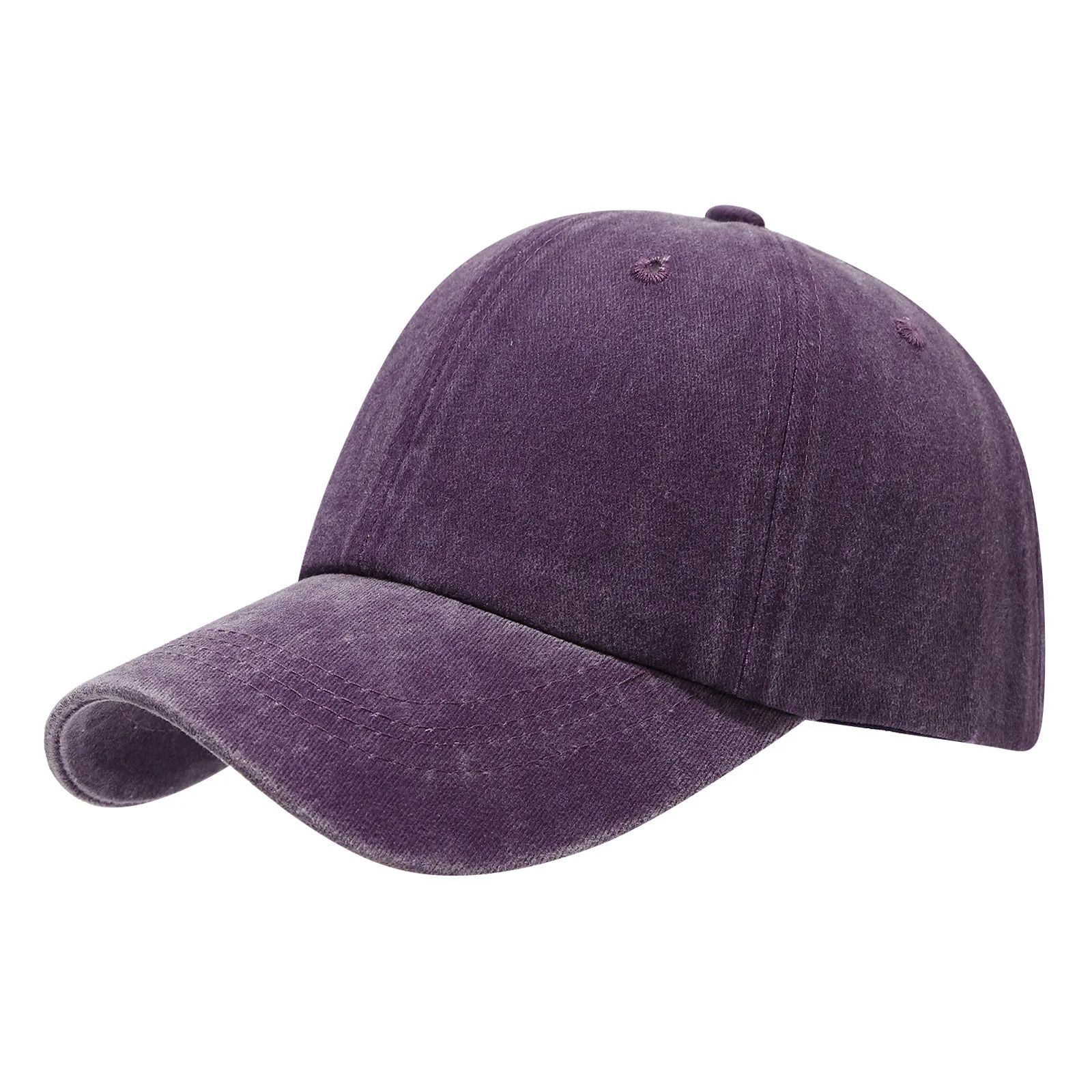 Individuell bedrucktes Logo, komplett aus Baumwolle gewaschene Vintage-Baseballkappe, Arbeitsreise-Sonnenhut, geeignet für Männer und Frauen – Detail 11