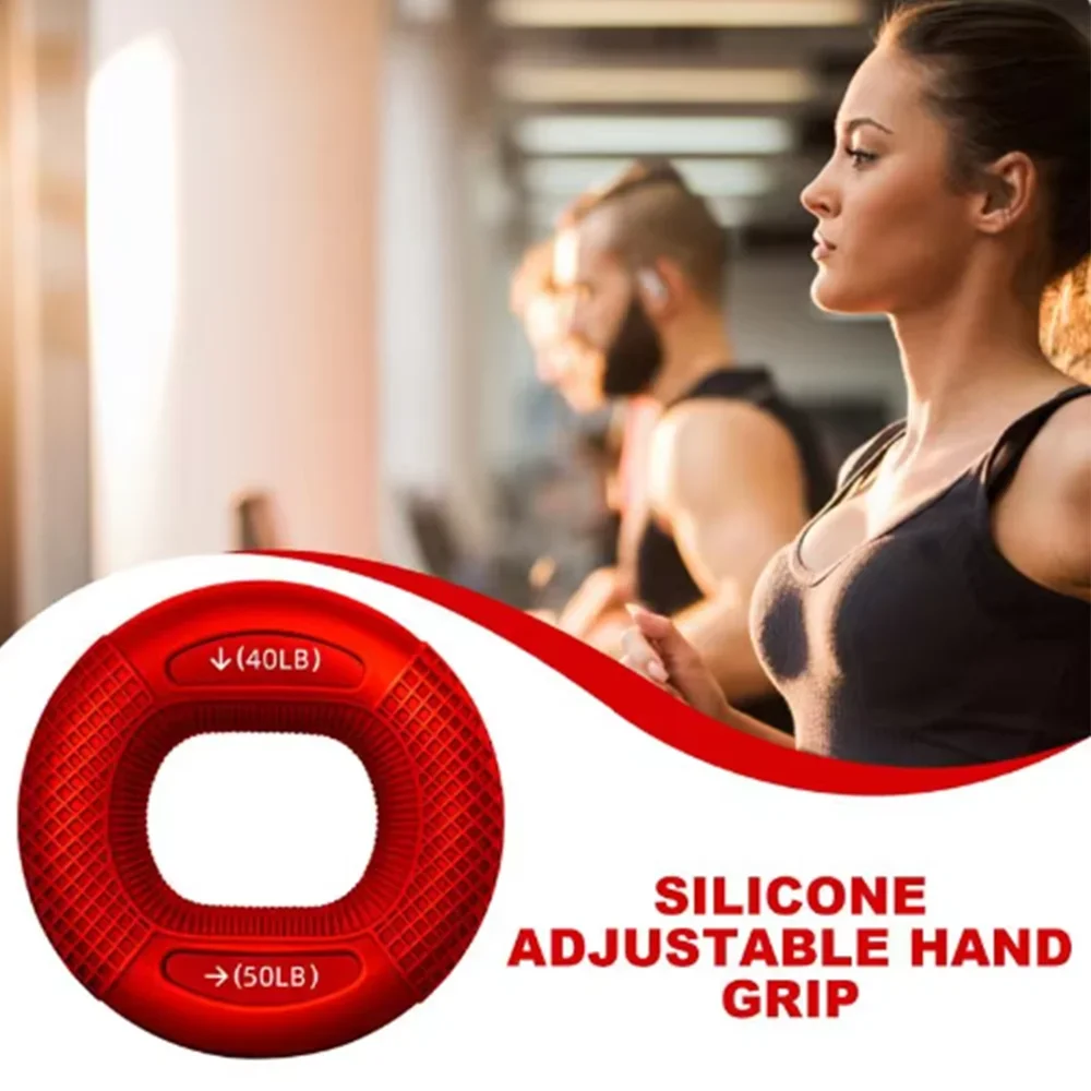 

20~80LB Silicone Finger Strengthener Forearm Trainer Rehabilitation Muscle Workout Exercise Portable Fitness Equipment Crossfit