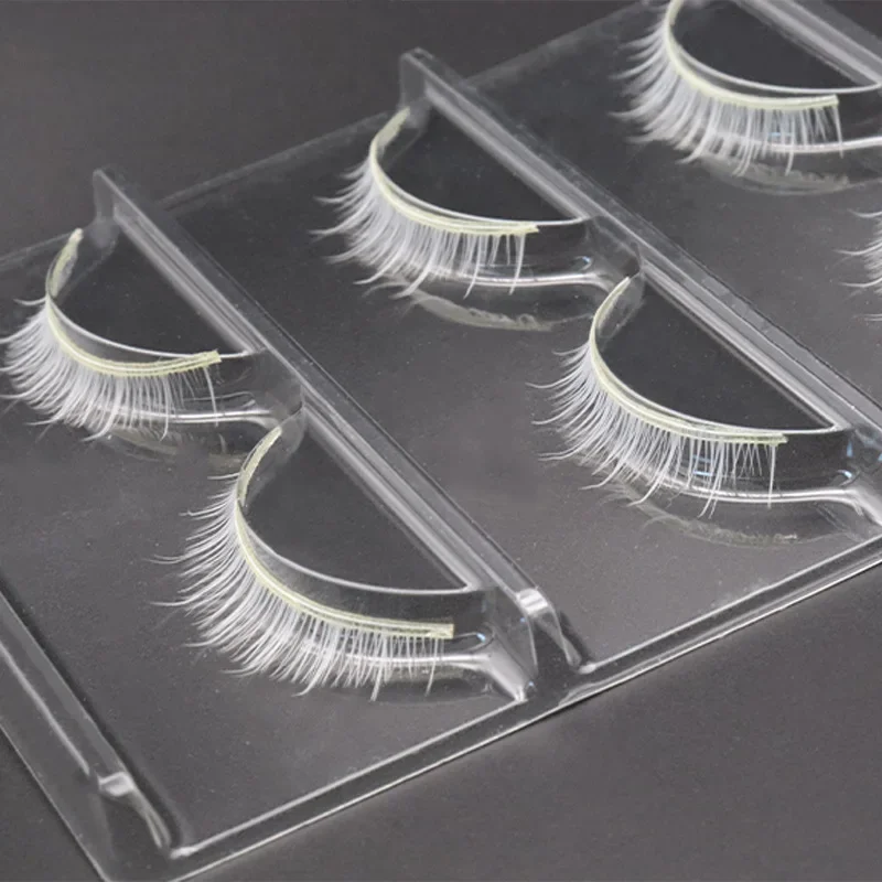 3pair/set White Cosplay False Eyelashes Gojo Satoru Eyelashes Unique Makeups Natural Short Long Eyelash Cosmetics False Eyelashe