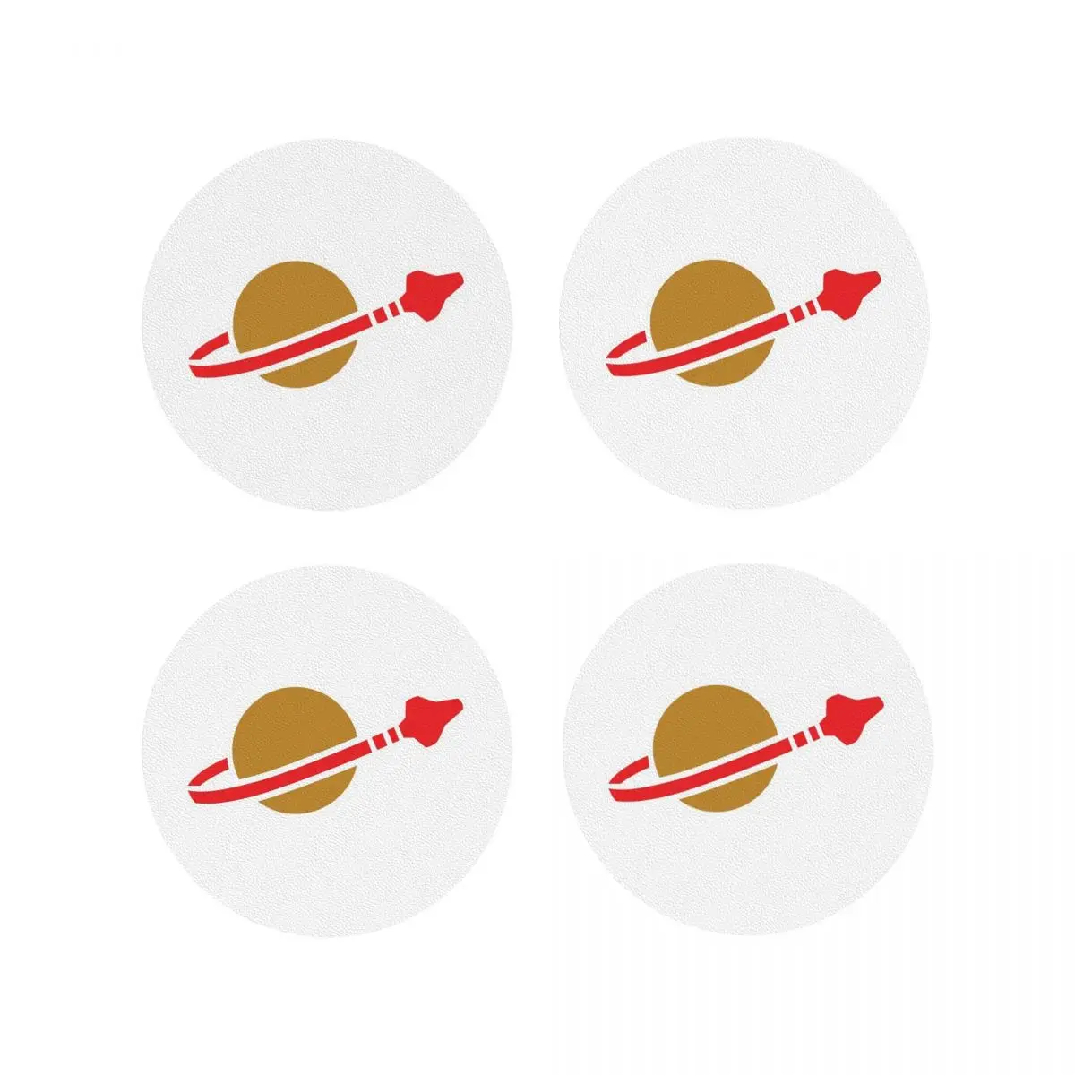 

Классические подставки с космическим логотипом, кухонные салфетки, водонепроницаемые изоляционные коврики для чашек, кофейные коврики для декора, домашняя посуда, подушечки из 4 шт.