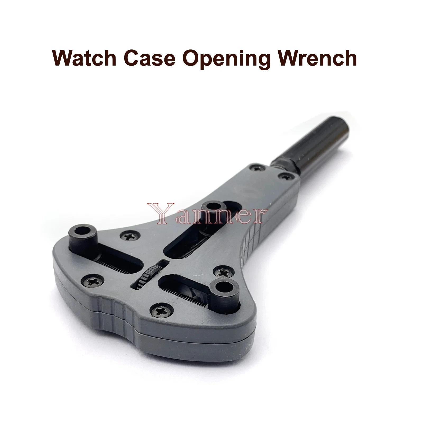 A + ที่เปิดฝาหลังนาฬิกา Jaxa Case Wrench 2819-08สำหรับเครื่องมือซ่อมนาฬิกาข้อมือกันน้ำขนาดกลางและใหญ่สำหรับช่างซ่อมนาฬิกา