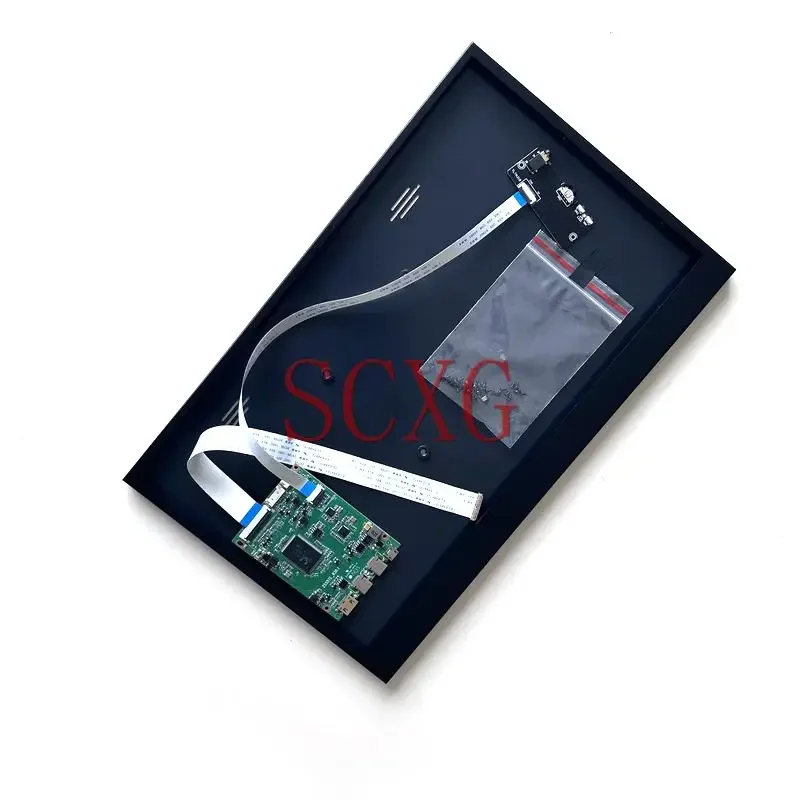 For B156HAN04 B156HAN06 Metal Case+Driver Controller Board Modified Kit 1920*1080 2 TYPE-C 30 Pin EDP 15.6