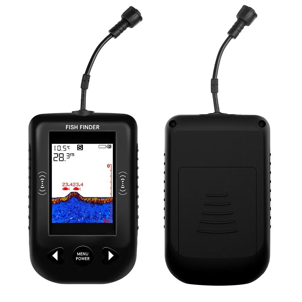 45 Degrees XF03 Fish Finders 100M Depth Wire Design Portable Sonar Finders Waterproof Depth Detection Sonar Fish Finder - Image 5