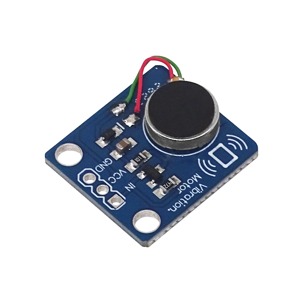 PWM Adjustable Vibration Motor Driver Module 2.5V-5V Mini Coin Vibrator Haptic Board For Arduino ESP32 DIY Wearable Toy Alarm