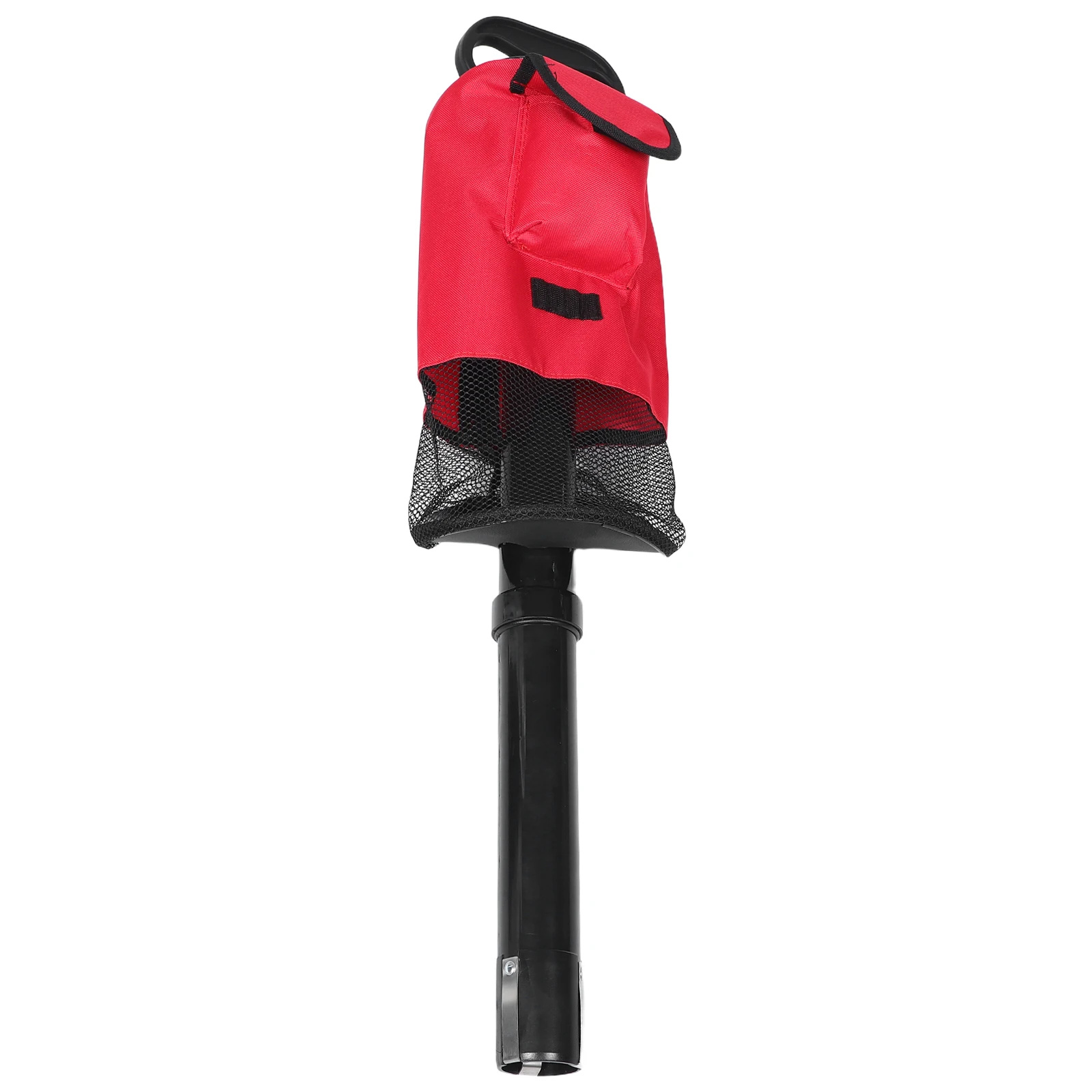 

1pc Ball Picker Upper Tube Red Durable Nylon Plastic Shag Retriever Tool For Practice Range Equipment Collector Pouch Ball
