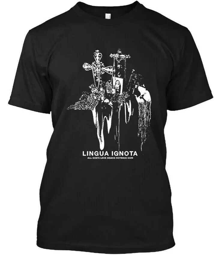 NWT Lingua Ignota  All Gods Love Means Nothing Now American Music T-Shirt   Tees Y2K tops Unisex Summer Short Sleeve