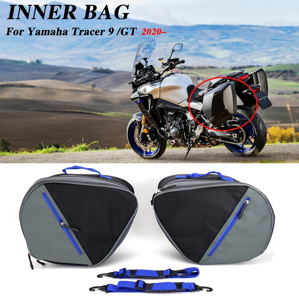 New For Yamaha Tracer 9 / 900 GT Motorcycle Luggage Bags Black Expandable Inner Bags Pannier Liner Tool Box Saddle Bag Suitcases