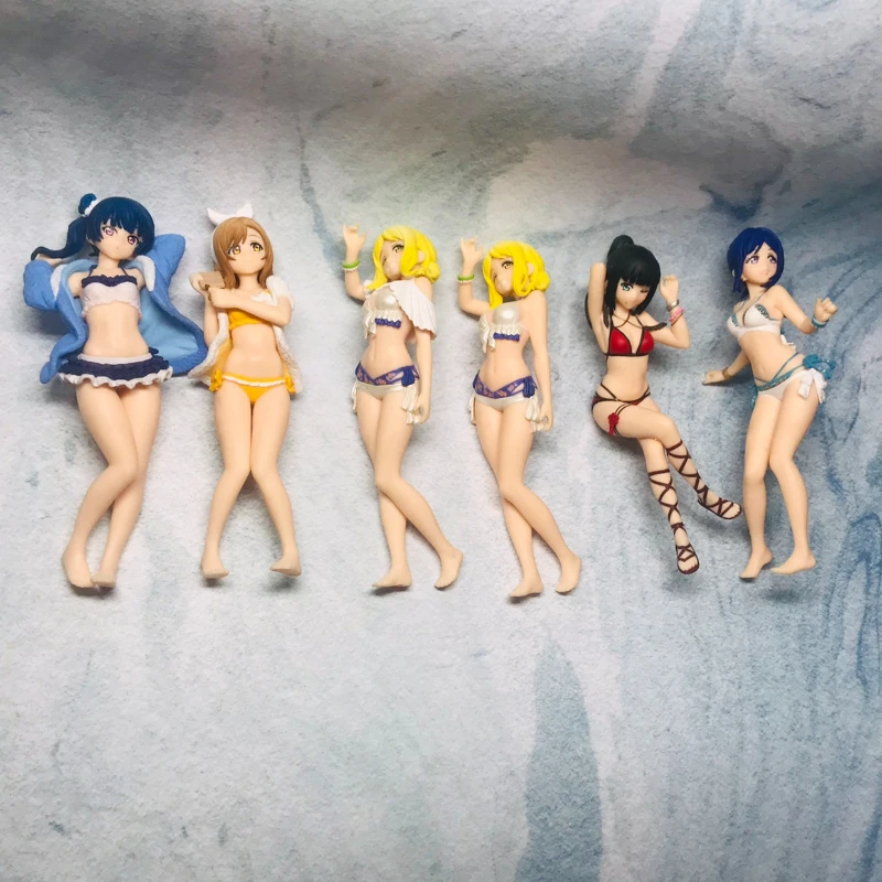 

Bandai LoveLive Aqours Kunikida Hanamaru Riko Sakurauchi Dia Kurosawa Yo Watanabe Yoshiko Tsushima Series of Model Ornaments