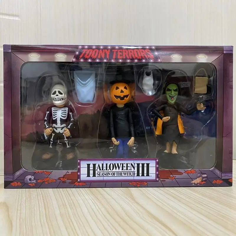 

Neca 04485 Halloween Trick Or Treat Cartoon Series 3Pack 6-Inch Scale Original Action Figures Collection Decorations Model Toys