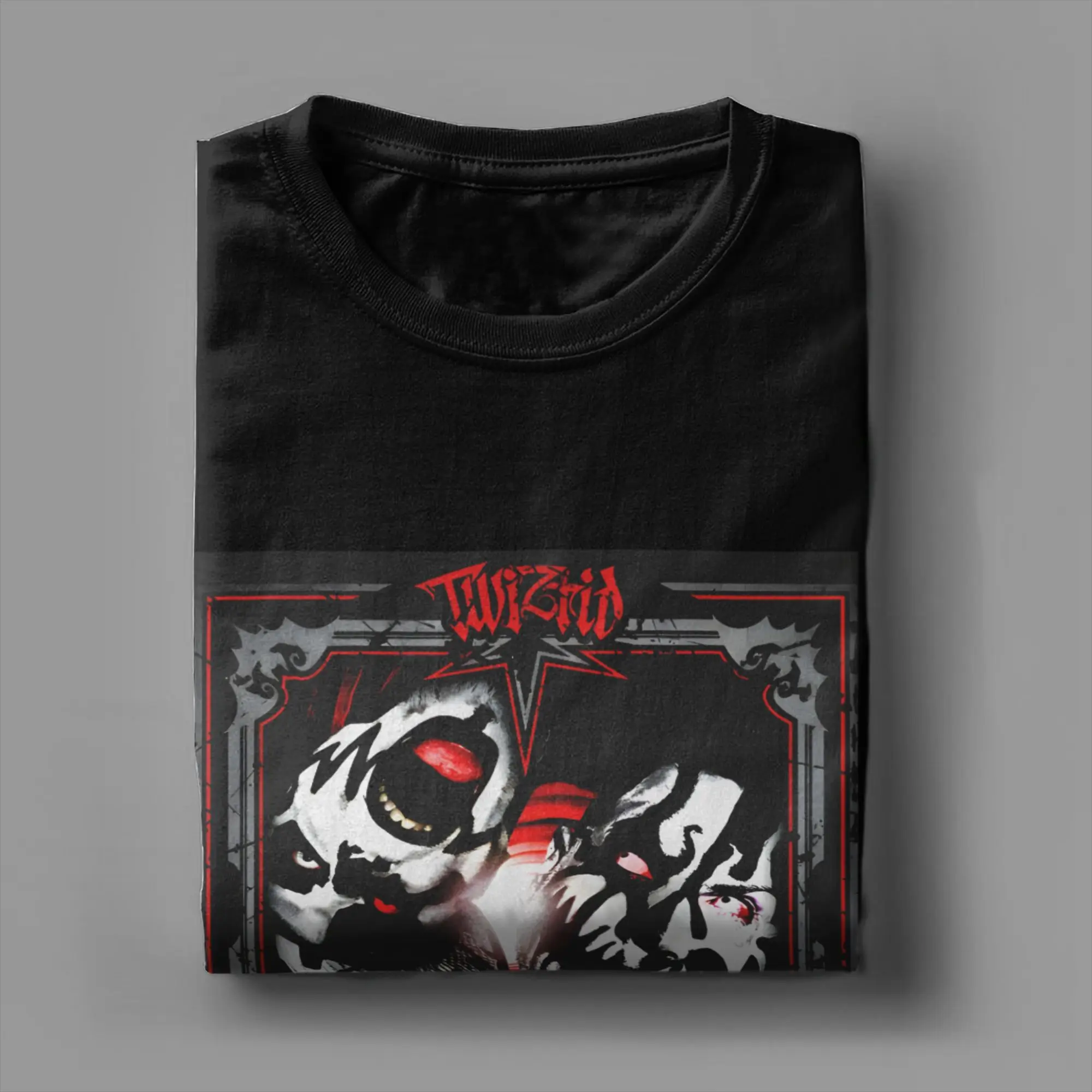 Twiztid X Mad Season Horror Mask Frame Collage T-Shirt Summer  Aesthetic T-Shirts Cotton Fashion Tshirt For Adult Casual Tees