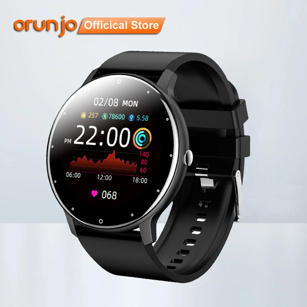 

Orunjo ZL02 Smart Watch Men And Women Sports Blood Pressure Sleep Monitoring Fitness Tracker Android ios pedometer Smartwatch