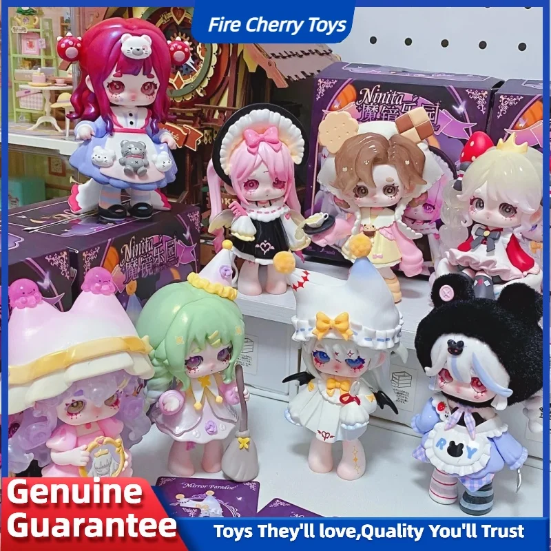 

Original Ninita Mirror Paradise Series Blind Box Mystery Box Toys Cute Action Anime Figure Kawaii Model Gift Friendship Gift