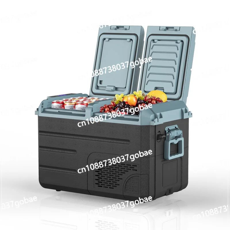 

Hot-selling Double-door Outdoor Refrigerator Compressor Quick-freezing Car Refrigerator