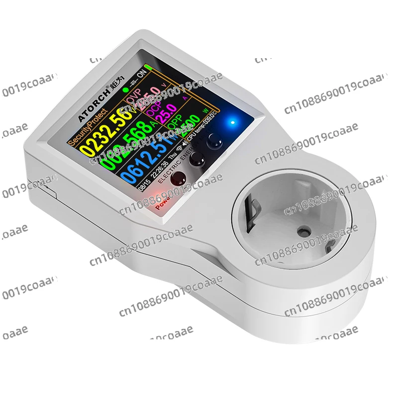 

Умная Wi-Fi розетка AC85-265V 16A с дисплеем энергопотребления