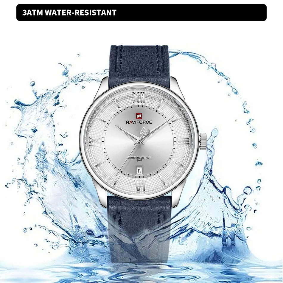 Men's Quartz Calendar Display Waterproof Watch
