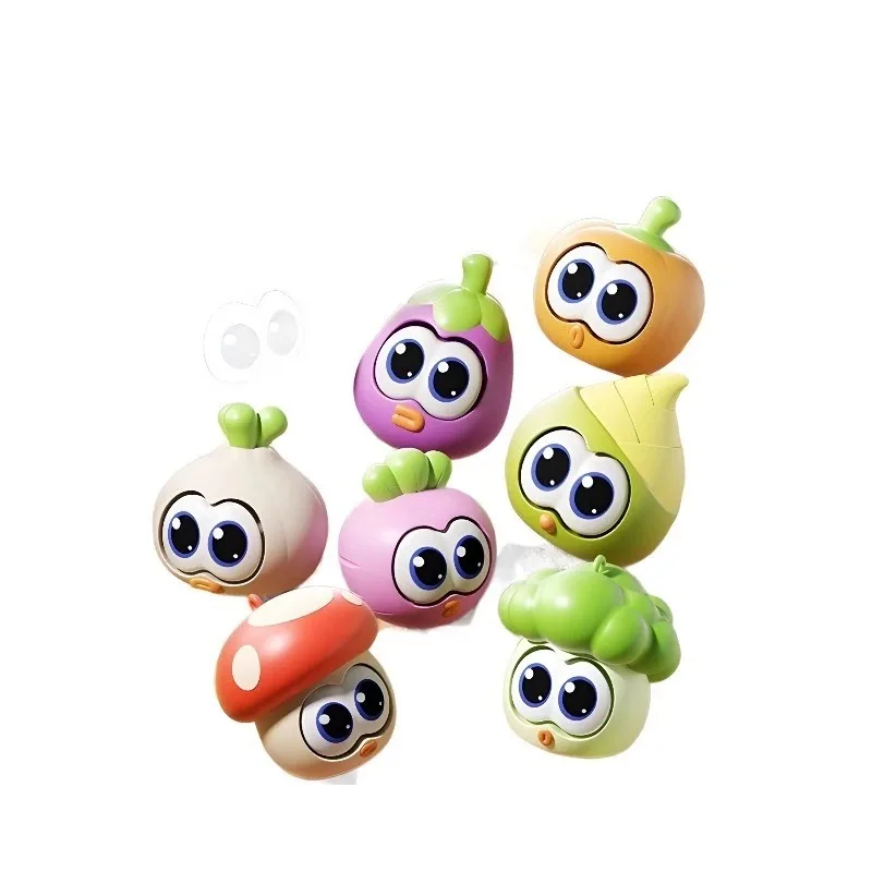 Baby Sooth Vegetable Toy Creative Pinch Toy Cute Vegetables Early Education Cognition Parent Child Interaction Exercise Fingers