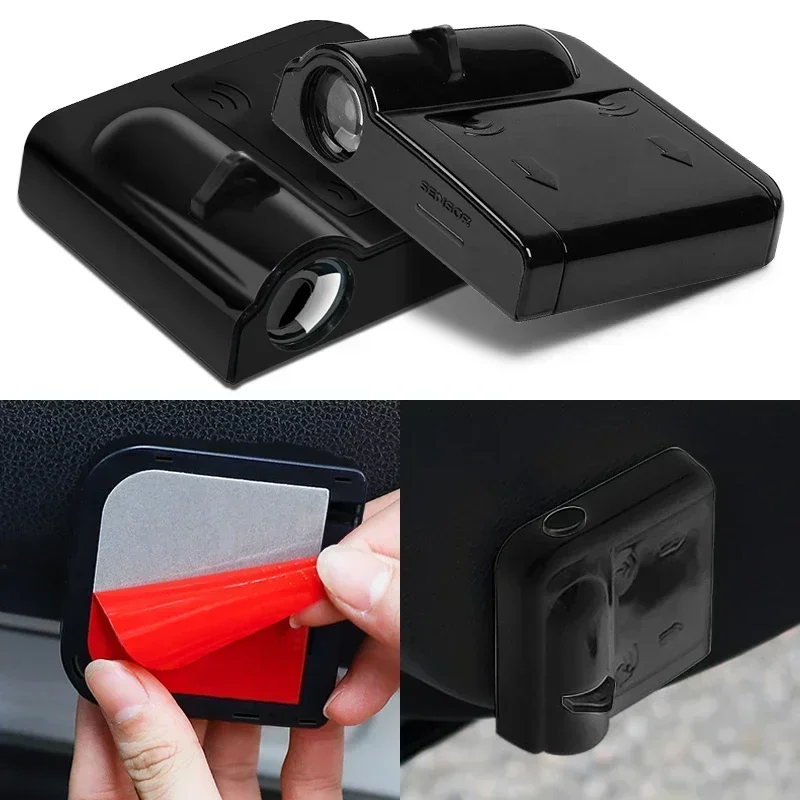 باب السيارة ترحيب مجاملة العارض مصباح LED HD شعار ضوء Accessoriest لتويوتا أفالون ميراي أفينسيس برادو هايلكس كورولا Sw4 #3