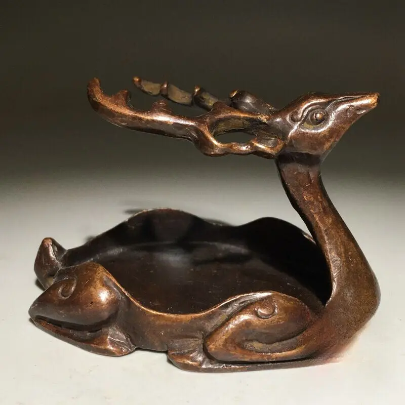 

Antique Collection Sika Deer Ornament Road Gaosheng Deer Pencil Cleaner