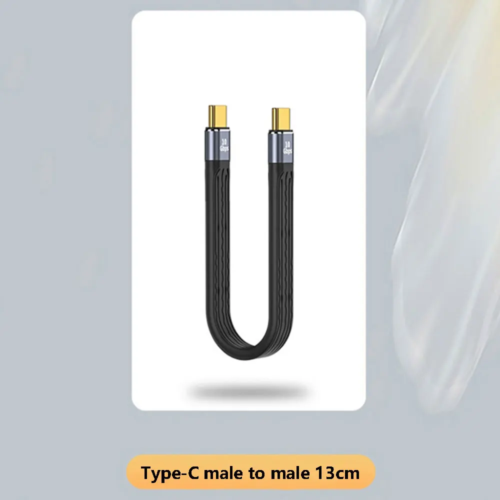 USB 4.0 Gen3 PD 100W support 4K/ 2K*60HZ 5A fast charging data cable 10Gbps USB C to C-type cable mobile charging cable