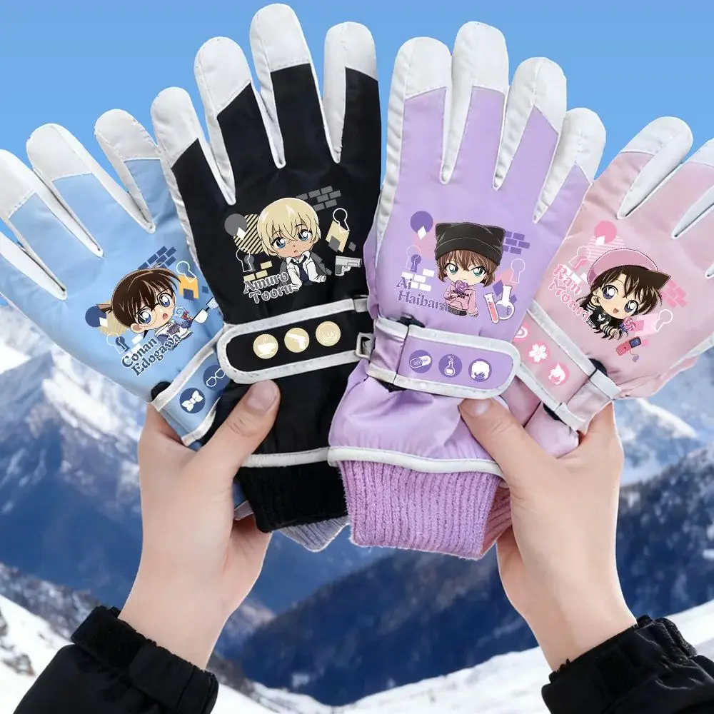 

1pcs for Conan Ski Gloves Warm Windproof Accessories for Playing in The Snow Outdoor Cycling Other Activities Girls Gifts