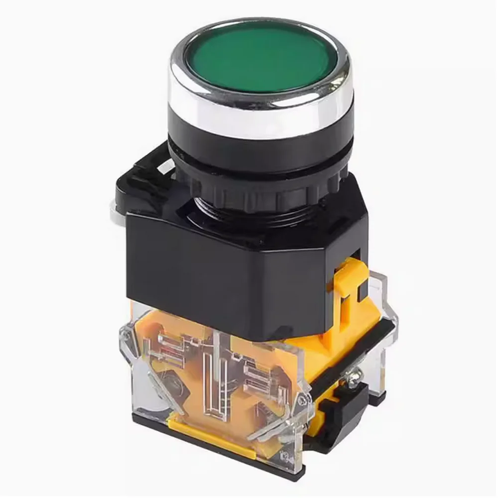 Picture 5: Button Switch Press Type Self Resetting Self-Locking Start Stop Button LA38-11BN 1 Open 1 Close