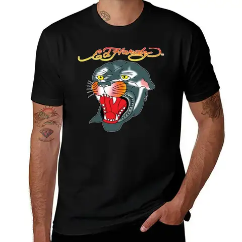 Ed Hardy Tiger T-Shirt cotton tshirt 100% anime t shirts for man man t shirts for men casual T-Shirt