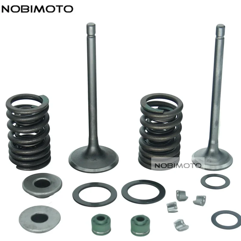 Cg200cc cg 200cc kit de cabeça de cilindro peças sobressalentes válvula de mola bobina para motor cg200cc refrigerado a ar refrigerado a água