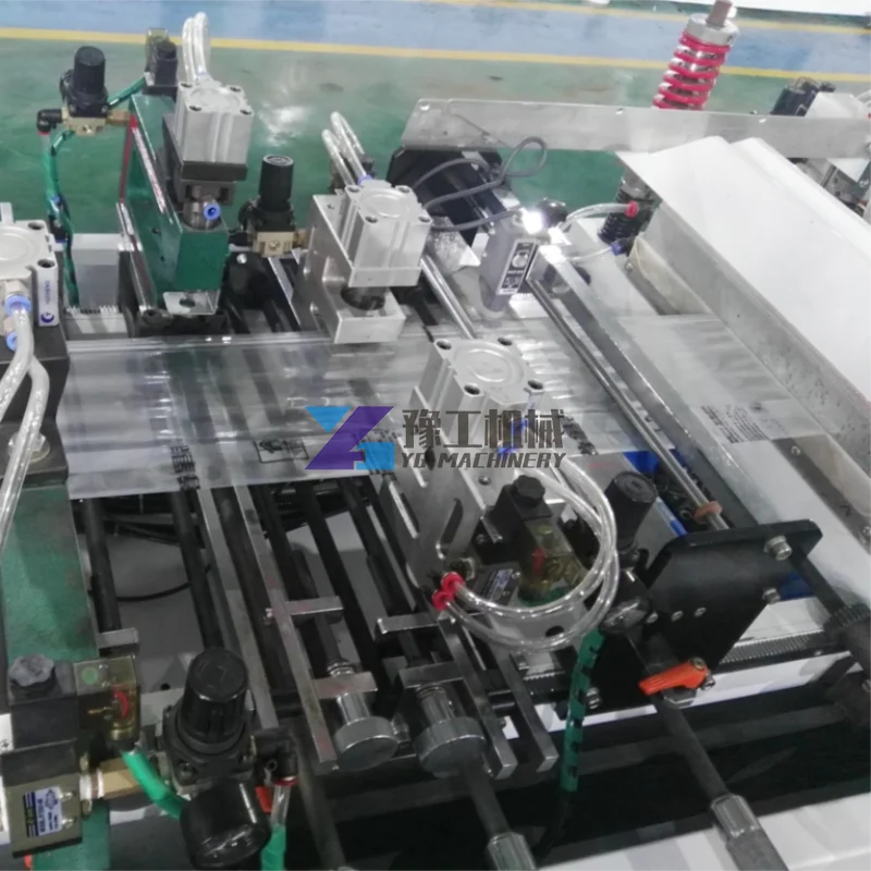 High Speed Ziplock Mylar Snack Packaging Bag Making Machine Laminated Paper PE Doypack Self Stand Zipper Pouch Making Machine
