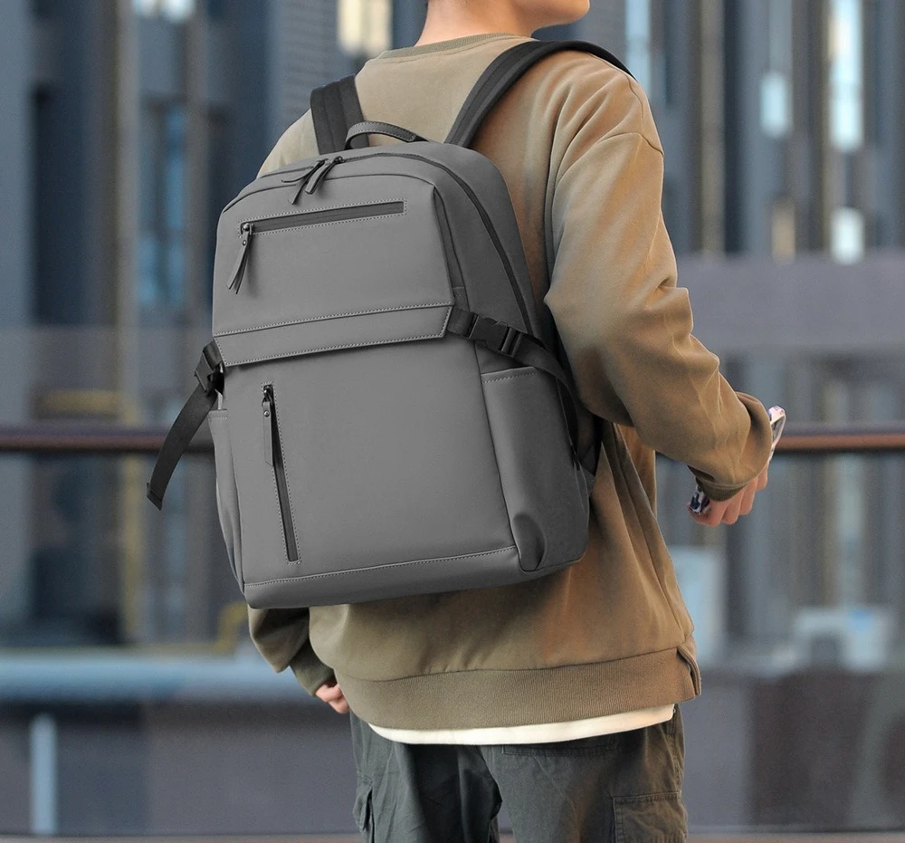 New Fashionable Men's Backpack, Multi-functional Waterproof Large-capacity Computer Bag, Business and Leisure Travel Backpack