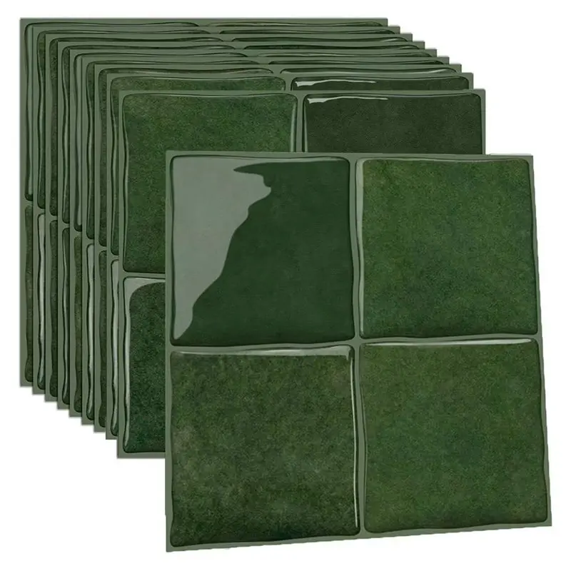 ABRU-10 Sheets Peel And Stick Backsplash Tiles, 6X6 Inch