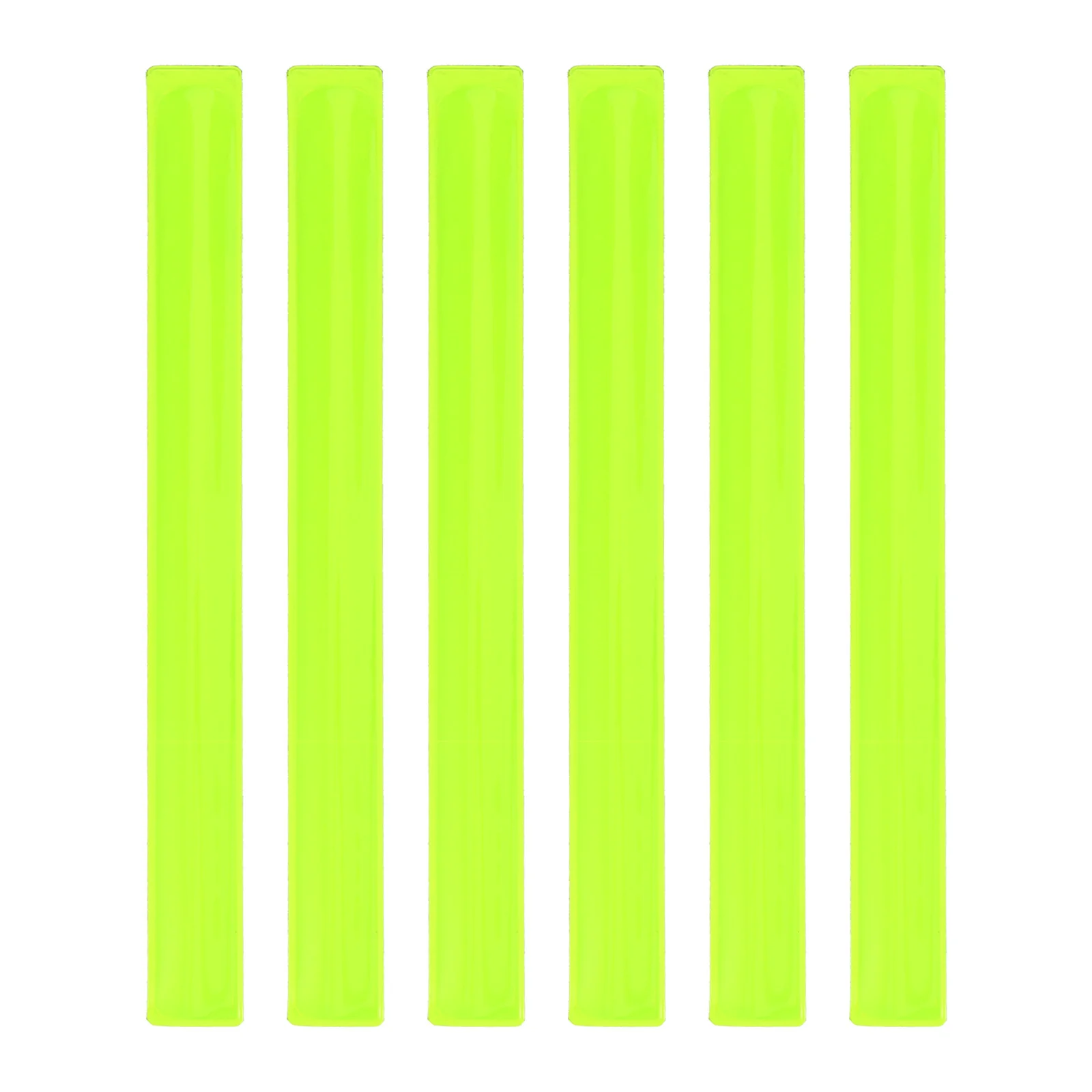 

6pcs Reflective Wrist Band High Visibility Snap Bracelet For Running Cycling Night Safety Outdoor Sports Walking Riding Ankle