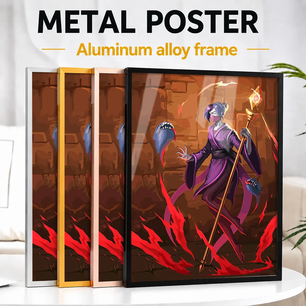 Slay The Spire II Game Cover Framed Metal Poster Personalized Hero Tribute Wall Art Designed For Players To Display In Studio