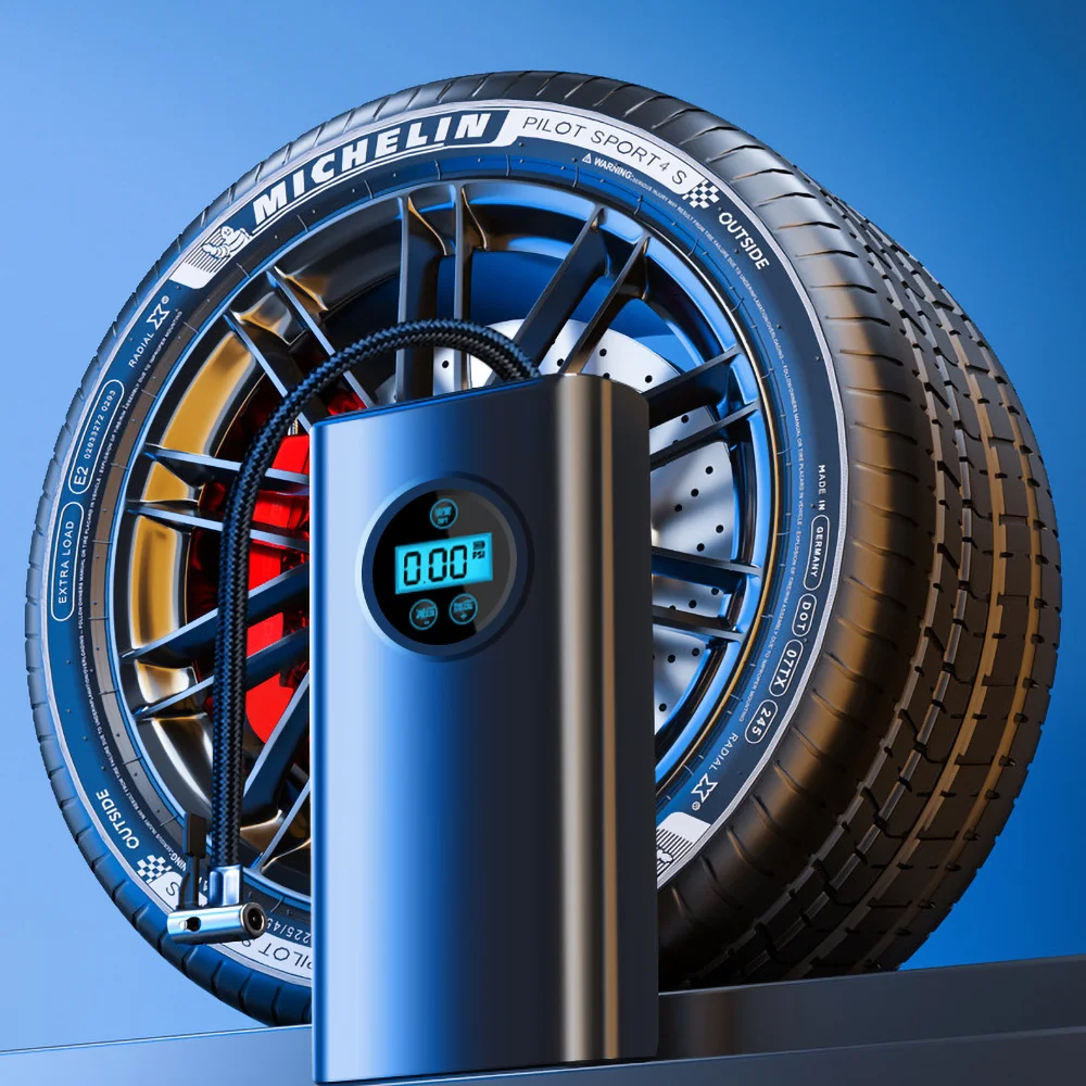 

Перезаряжаемый автомобильный воздушный насос, накачка шин, воздушный компрессор, электрический беспроводной портативный насос для накачивания шин, автомобильный мотоциклетный мяч