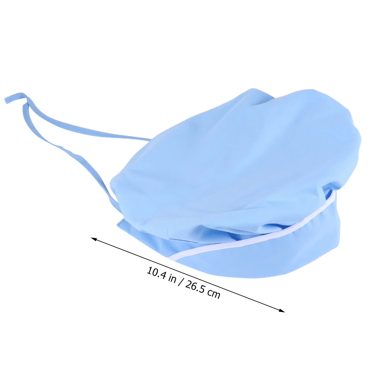 Chapéu de chef antipoeira, algodão premium, leve, respirável, chapéu de cozimento de alimentos, boné de trabalho ajustável com cadarço puro, 1 peça