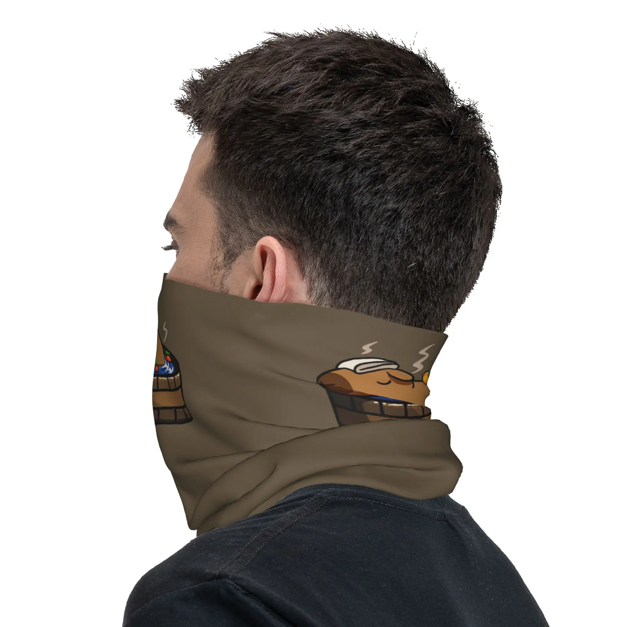Capybara Animal Pattern Bandana Neck Cover Printed Wrap Mask Scarf Multi-use Headwear Riding For Men Women Adult Breathable