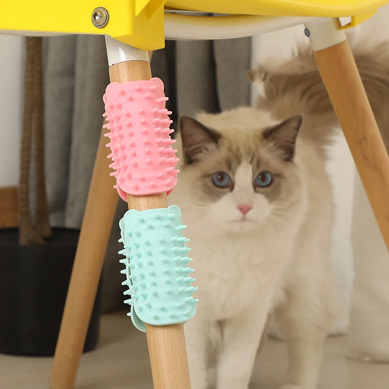 Haustier Katze Haar Entfernung Massage Kamm Katzen Kratzen Reiben Pinsel kätzchen Pflege Selbst Reinigende Wand Ecke Katze Scratcher Kämme
