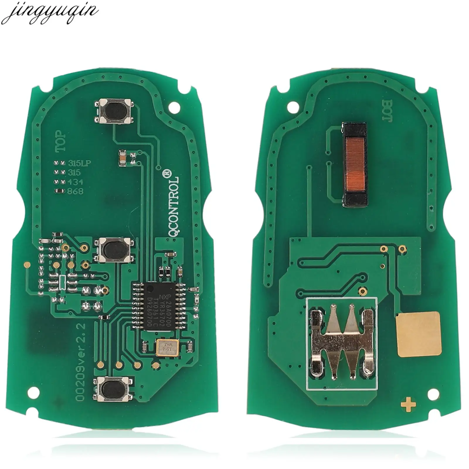 Jingyuqin Clé À Distance PCB 315/433/868MHZ ID46 PCF7953 Pour BMW 1 3 5 7 Série X5 X6 Z4 CAS3 Système