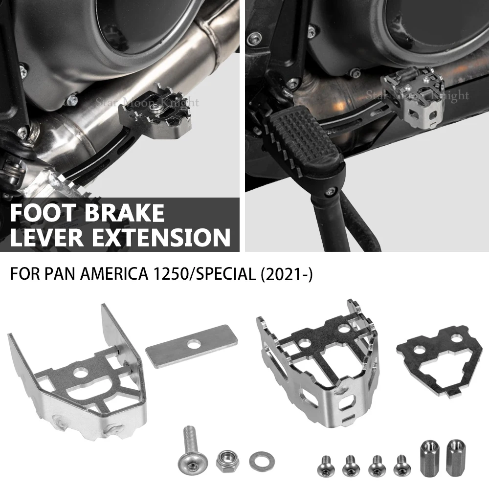 

Motorcycle Accessories Foot Brake Lever Extension RA1250 Enlarge Extender For RA1250 PA1250 Pan America 1250 S Special 2021-