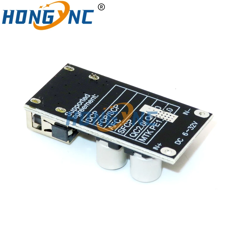 MH-KC24 QC3.0 QC2.0 USB DC-DC Buck Converter Charging Step Down Module 6-32V 9V 12V 24V to Fast Quick Charger Circuit Board 5V