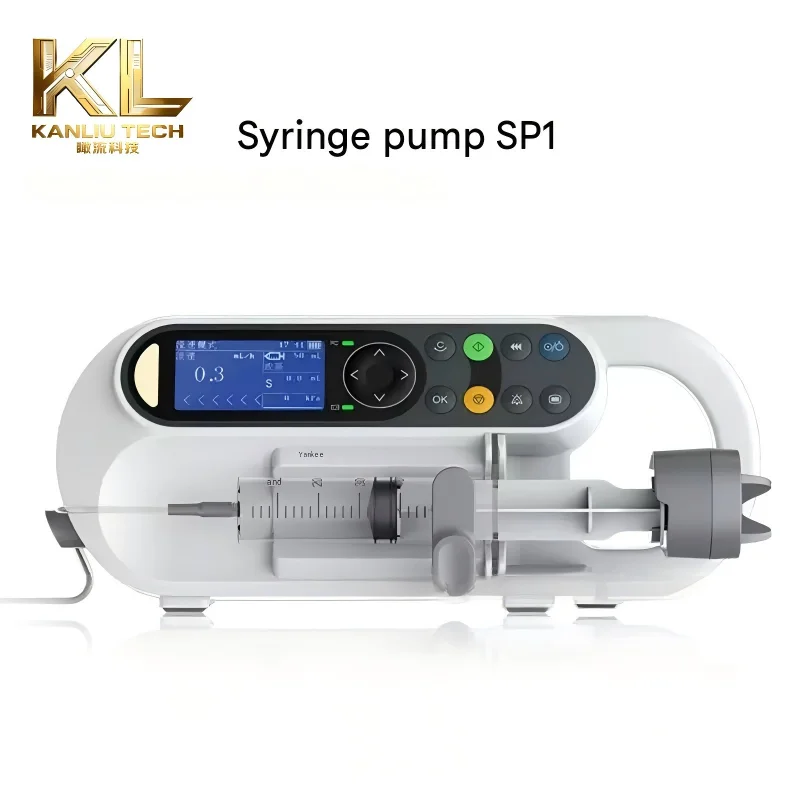 SP1 High-Precision Micro-Injection Pump: Single-Channel Laboratory/Medical Infusion Pump for Veterinary and Pet IV Use