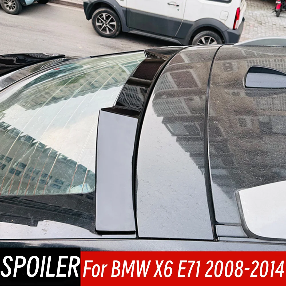

For BMW X6 E71 2008 2009 2010 2011 2012 2013 2014 Rear Roof Window Trunk Lid Spoiler Wings Car Exterior Tuning Accessories Part